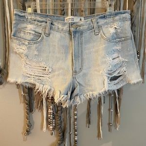 Abercrombie & Fitch Size 8 light wash, high waist
